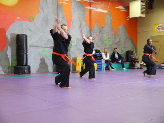 Orange to Yellow Stripe
